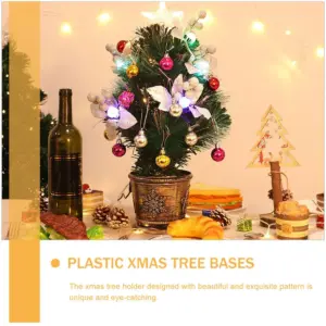 Festive 14cm Christmas Tree Stand in Coffee 8 S817b7e3f451c4980bd3b4007976b8c7bR