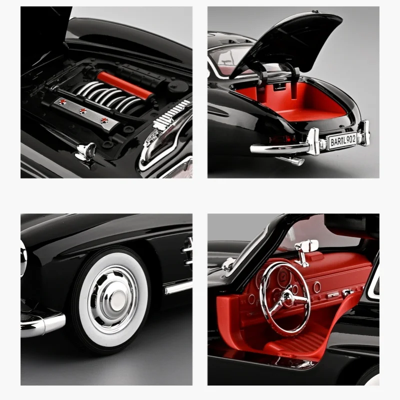 Mercedes-Benz 300SL 1:18 Scale Model Collectible 2 Mercedes-Benz 300SL 1:18 Scale Model Collectible - Image 2