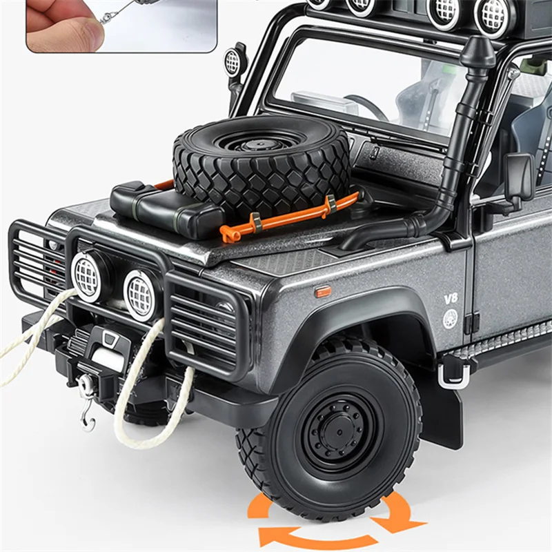 Land Rover Defender 110 Tomb LE 1/24 Scale Model 5 Land Rover Defender 110 Tomb LE 1/24 Scale Model - Image 5
