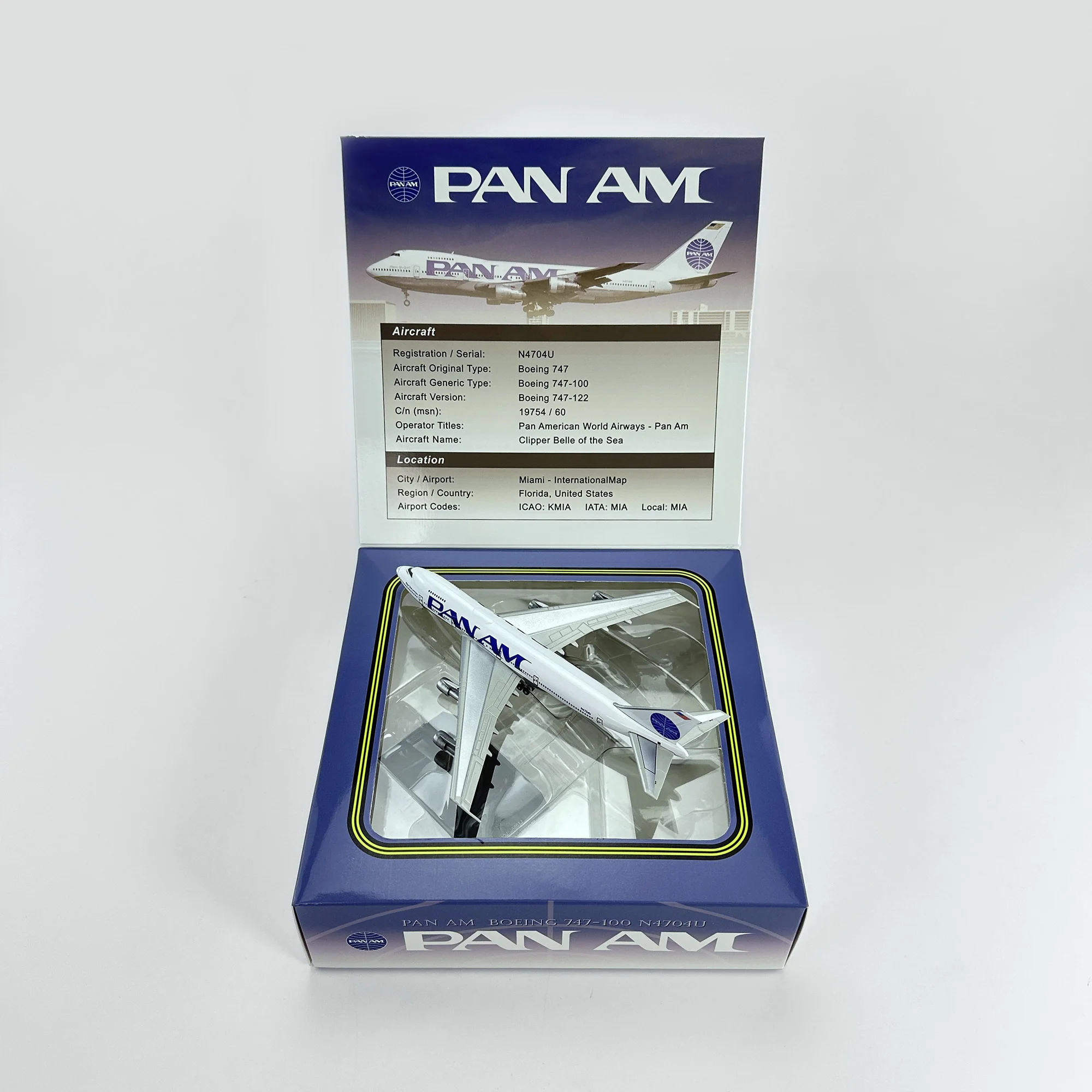 PANAM Boeing 747-100 Model 1/400 Scale 6 PANAM Boeing 747-100 Model 1/400 Scale - Image 6