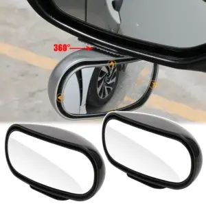 Universal 12.5x6cm Adjustable Car Rearview Mirror