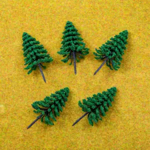 Handcrafted Miniature Pine Tree Set for Dioramas 10 S8240415a8f19471e865c617135d9515bY