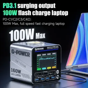 G-POWER 160W GaN Desktop Charger with 8 Ports 11 S8258cdca1fee4a1bb00c1c0885b5c1edG