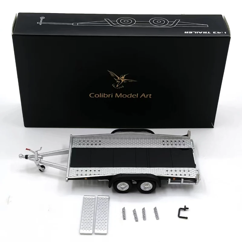 1:43 Scale Diecast Trailer Flatbed Model 7 1:43 Scale Diecast Trailer Flatbed Model - Image 7
