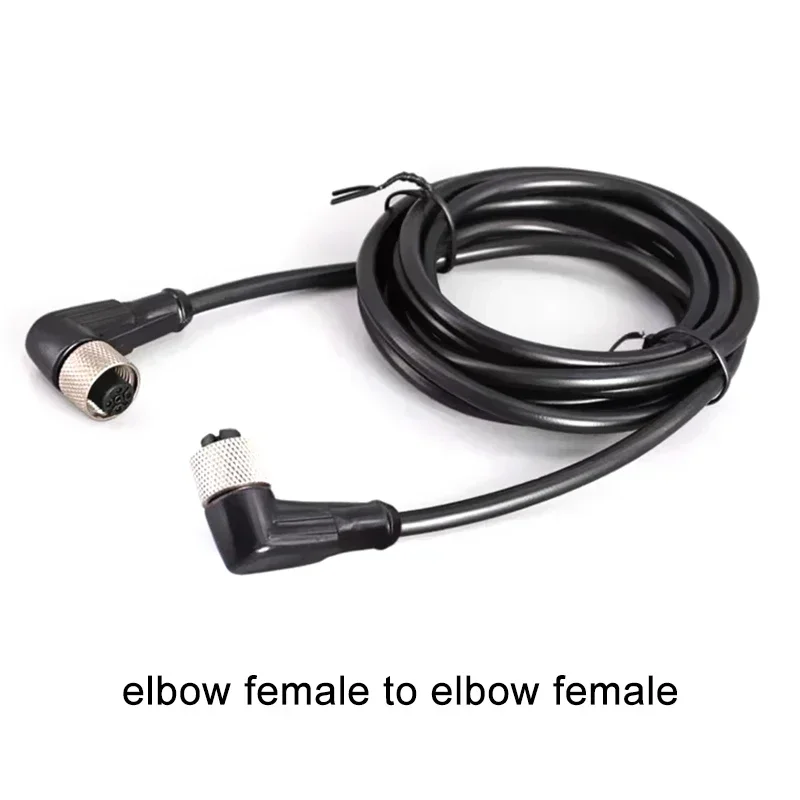 M12 Connector Cable 2m Black PVC 9 M12 Connector Cable 2m Black PVC - Image 9