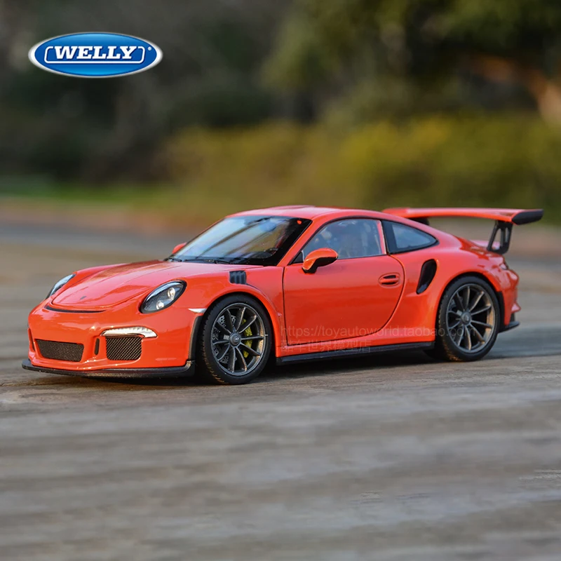 WELLY Porsche 911 GT3 RS 2016 Diecast Model 9 WELLY Porsche 911 GT3 RS 2016 Diecast Model - Image 9