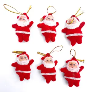 Colorful Santa Ornaments Set for Holiday Decor 15 S82b8f46a0792460bb527313a93691f56p