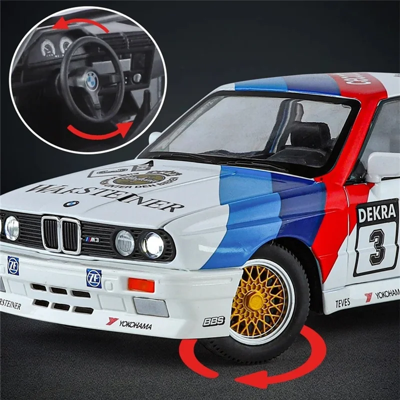 BMW M3 Sport EVO 1:24 Diecast Model with Lights 4 BMW M3 Sport EVO 1:24 Diecast Model with Lights - Image 4
