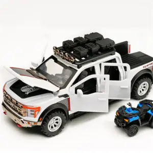 1:24 Ford Raptor F150 Alloy Pickup Model 13 S82f3200894204fcbbdb68b2b2457f8cdb