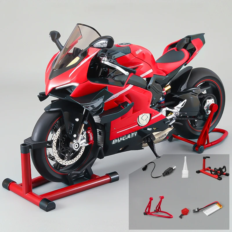 Ducati V4 Diecast Motorcycle Model 1:6/7 Scale 10 Ducati V4 Diecast Motorcycle Model 1:6/7 Scale - Image 10