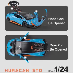 1/24 Alloy Lamborghini Huracan Model 11 S83f7db8b18be49d58821f8efb3c3eb23f