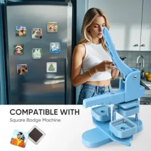 50mm Square Refrigerator Badge Maker Kit 14 S84003ecfebc145b4bb6a5db2ef18c1ea2