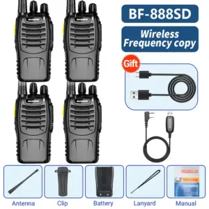 Baofeng BF-888SD UHF Walkie-Talkie 16Channels 19 S842099636927428090c0a6c9b85c4892J
