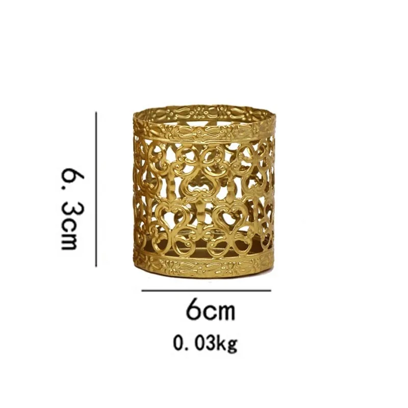 Vintage Gold Nordic Candle Holder 12 Vintage Gold Nordic Candle Holder - Image 12