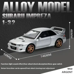 Blue Subaru Impreza WRX STI Model 1:32 Diecast 10 S84cd62865914410c8c4cd00f0bd5a2c6u