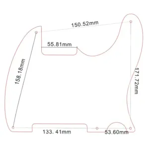 52 Year Telecaster Pickguard Set for US Guitars 34 S84d48ecd38aa49ce913331b3df6b984bb