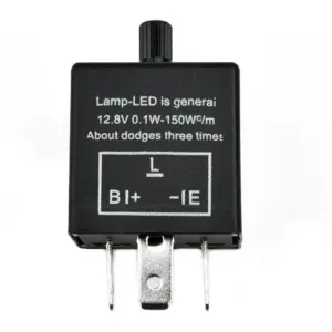 12V Adjustable LED Flasher Relay for Vehicles