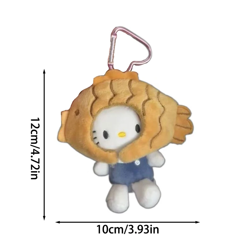 Hello Kitty Taiyaki Plush Keychain 6 Hello Kitty Taiyaki Plush Keychain - Image 6