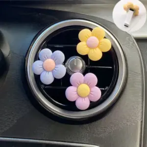 Colorful Flower Aromatherapy Car Freshener Clip 18 S852f1d02c4a64eb981f2395febb0efa51