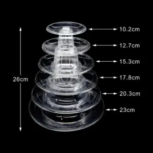 6-Tier Clear Cake Display Stand for Desserts 11 S8567c178e7ba42b08d8821a96597b21eb