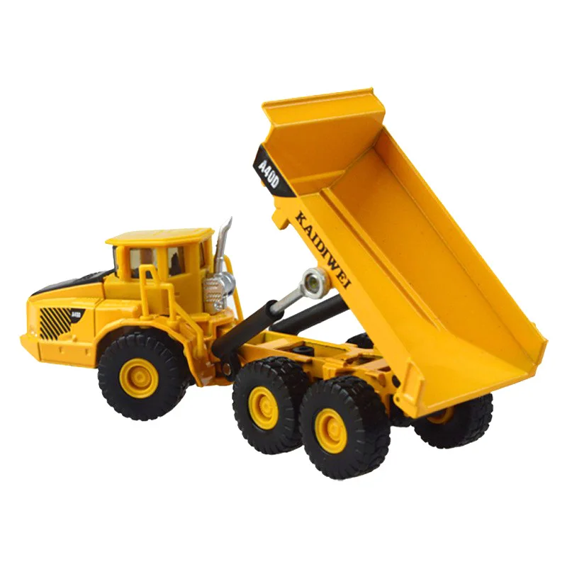 1:87 Yellow Dump Truck Model 6 1:87 Yellow Dump Truck Model - Image 6