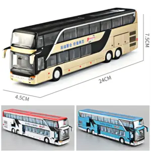 1:24 Scale Double-Decker Electric Bus Model 15 S858150add80e4b94a7e9c606db861c44W