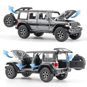 1:22 Scale Diecast Jeep Wrangler Rubicon Model 13 S85a64b82ed4146008a6d5b23917d885aF