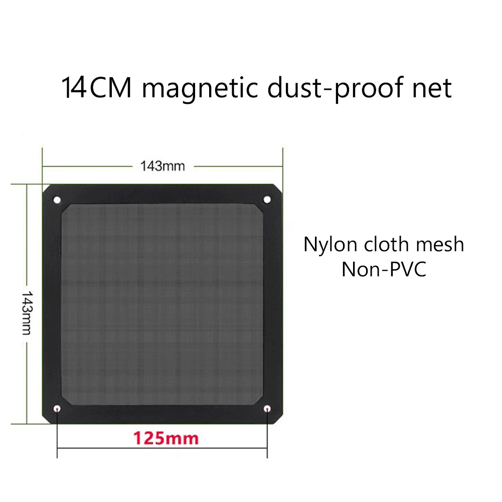 PC Magnetic Dust Filter for Cooling Fans 6 PC Magnetic Dust Filter for Cooling Fans - Image 6