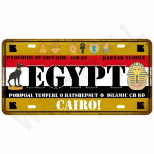 Retro Metal Sign Wall Art 15 x 30 cm 59 S85bc06948e3d45dabf0f2faa2dd509226