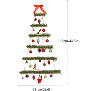 Wall-Mounted Mini Christmas Tree Decor 13 S85d6028177e54323a3277d3134e1047dB