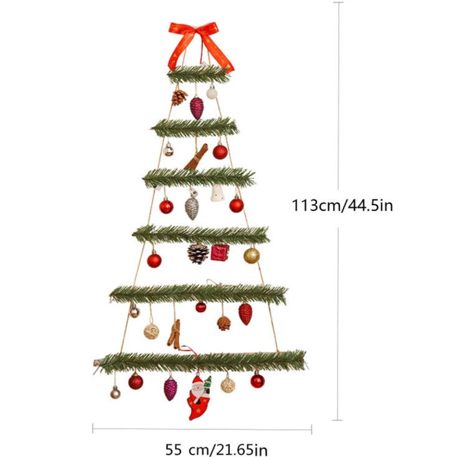 Wall-Mounted Mini Christmas Tree Decor 6 Wall-Mounted Mini Christmas Tree Decor - Image 6