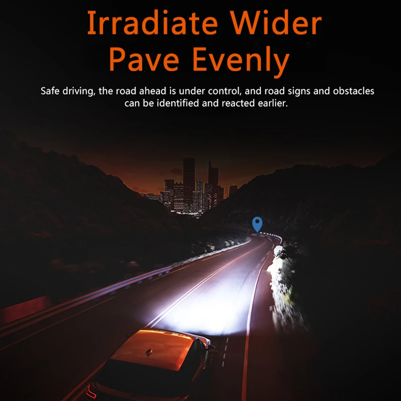 LED Headlight Bulb Set 6000K 4000 Lumens 50W 3 LED Headlight Bulb Set 6000K 4000 Lumens 50W - Image 3