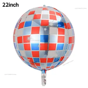 Disco Foil Balloon 22-Inch Reflective Decor 31 S8636b0531d7a4cec8ef6c1d9c1f90be3Q