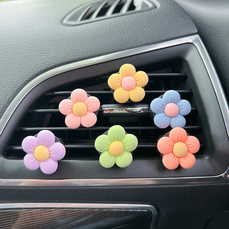 Colorful Flower Aromatherapy Car Freshener Clip 2 Colorful Flower Aromatherapy Car Freshener Clip - Image 2
