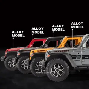 1:22 Scale Diecast Jeep Wrangler Rubicon Model 14 S866c81b6c6344f388306bd0425b3cd2bM