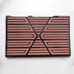 Durable Black PVC Car Floor Pad 23x15cm 14 S866e40164e3e4b818af07912f8d47702v