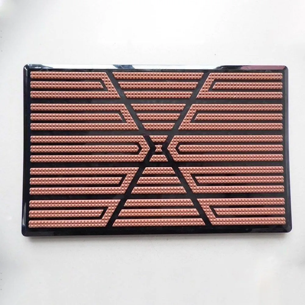 Durable Black PVC Car Floor Pad 23x15cm 7 Durable Black PVC Car Floor Pad 23x15cm - Image 7