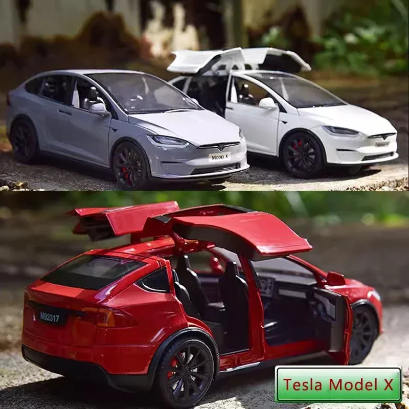 1:24 Scale X Alloy Electric Car Model 2 1:24 Scale X Alloy Electric Car Model - Image 2