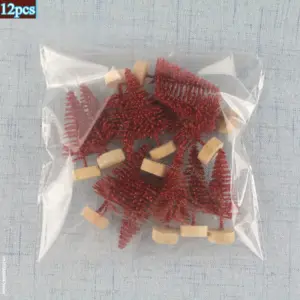 Colorful Miniature Christmas Tree Set with Glitter 20 S86dd4a5c85674c96a6ccef2259b08ac4l