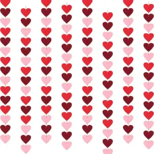 Valentine’s Heart Banner Garland for Celebrations 13 S87453679d98540279935356f8b0c494cm