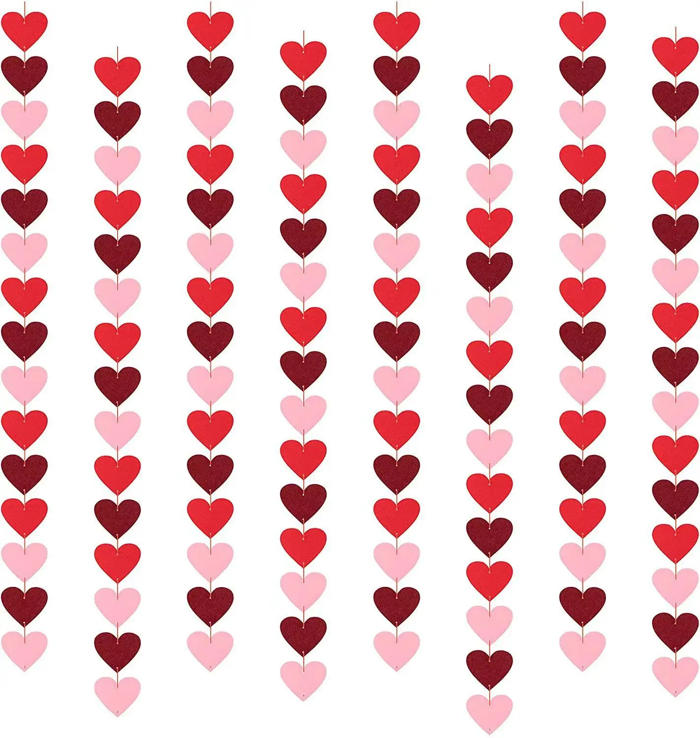 Valentine’s Heart Banner Garland for Celebrations 4 Valentine’s Heart Banner Garland for Celebrations - Image 4