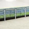 N Scale Metal Protective Fence for Dioramas