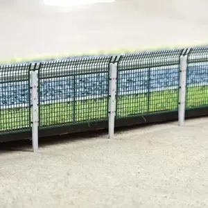 N Scale Metal Protective Fence for Dioramas