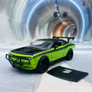 Vibrant Green Dodge Challenger SRT8 Model
