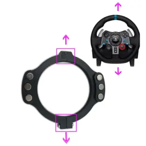 Black Replacement Shell for Logitech G29 11 S880a6cc5eab5486caa8c1665dc03f1f9P