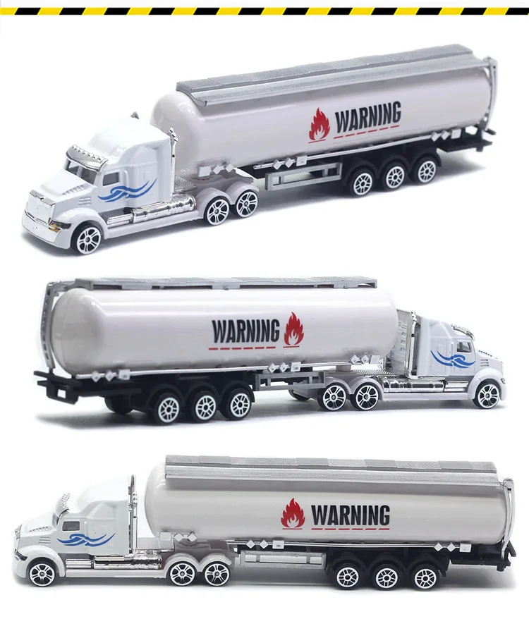 1:87 Scale Diecast Container Oil Tank Truck 6 1:87 Scale Diecast Container Oil Tank Truck - Image 6