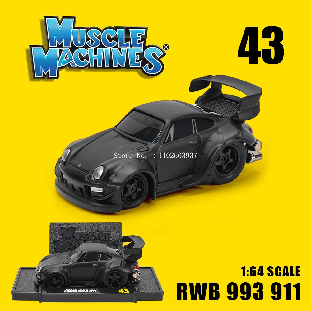Maisto 1:64 Black Muscle Car Collection 4 Maisto 1:64 Black Muscle Car Collection - Image 4