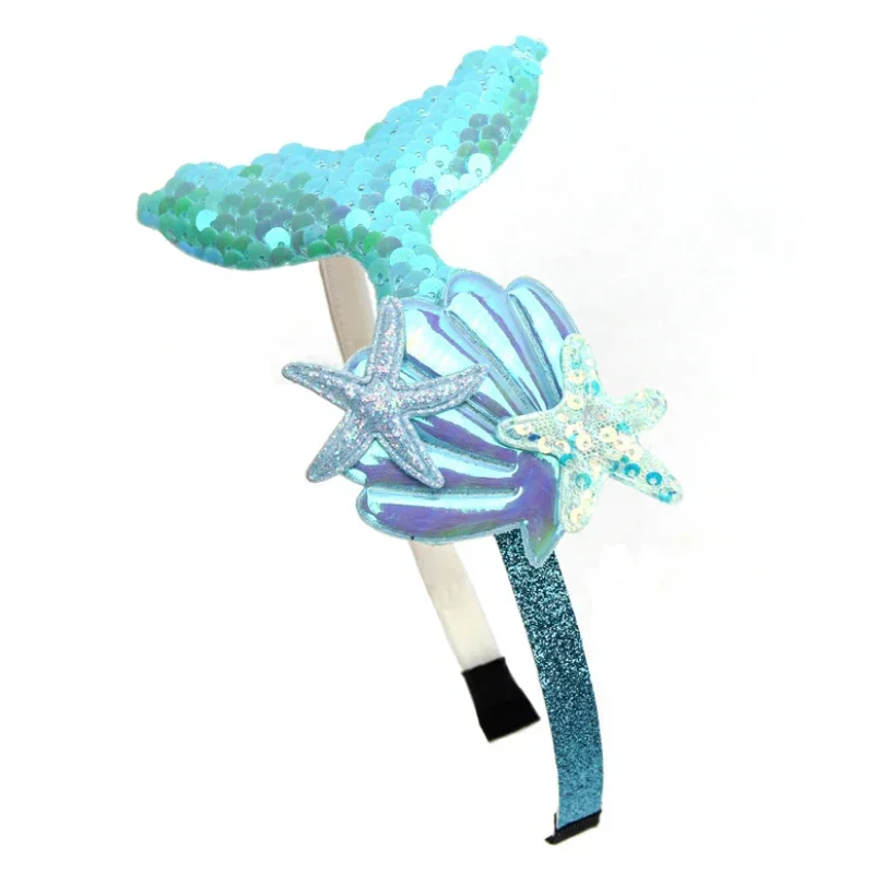 Mermaid Headband for Kids with Sequin Tail 7 Mermaid Headband for Kids with Sequin Tail - Image 7