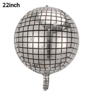 Disco Foil Balloon 22-Inch Reflective Decor 18 S892e153ff1aa41d2a73bb4f41259ffc44