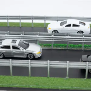 Miniature Highway Guardrails Set for Model Scenes